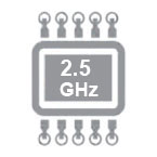 ��������� � �������� �������� 2.5 GHz