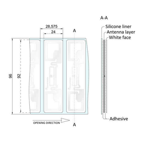 RFID ����� Confidex Carrier Pro M4QT 3000446