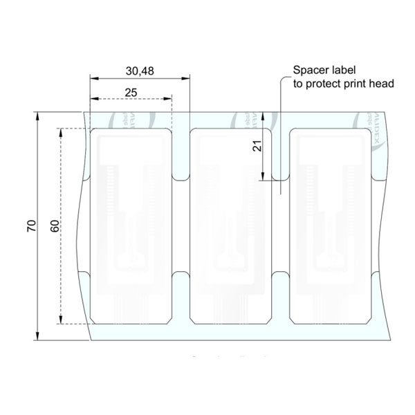 RFID-�������� UHF Confidex Silverline Blade