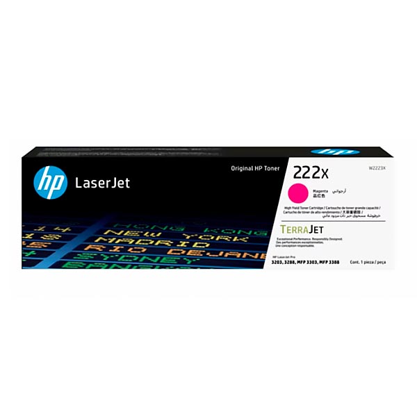 �����-�������� HP 222X Magenta
