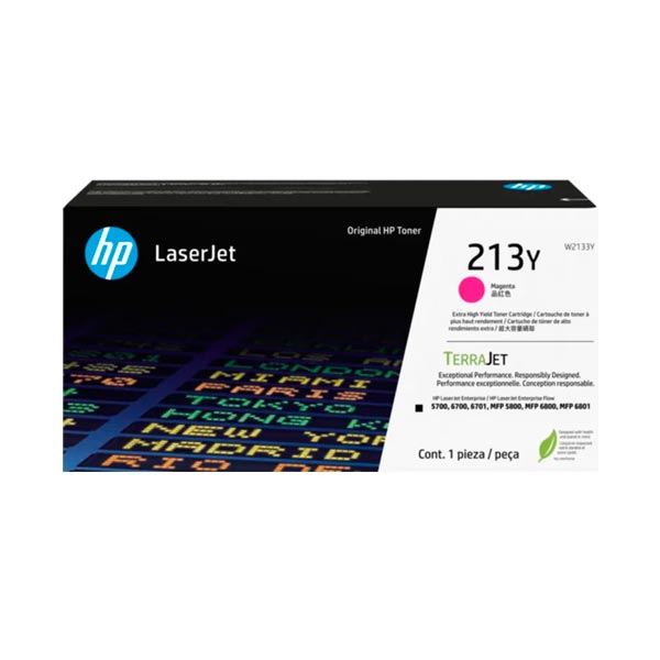 �����-�������� HP 213Y Magenta W2133Y