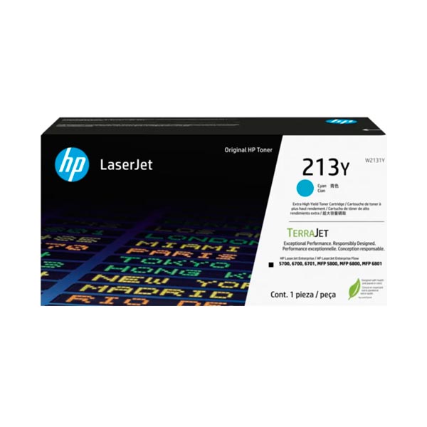 �����-�������� HP 213Y Cyan W2131Y