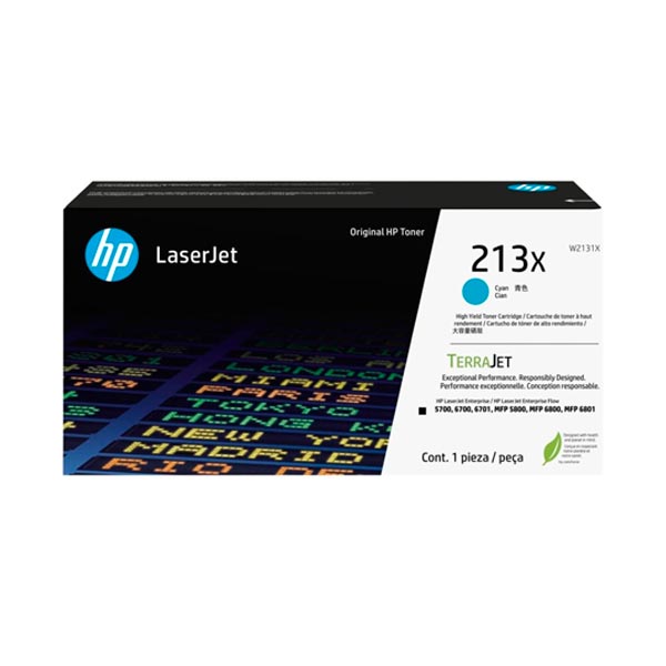 �����-�������� HP 213X Cyan W2131X